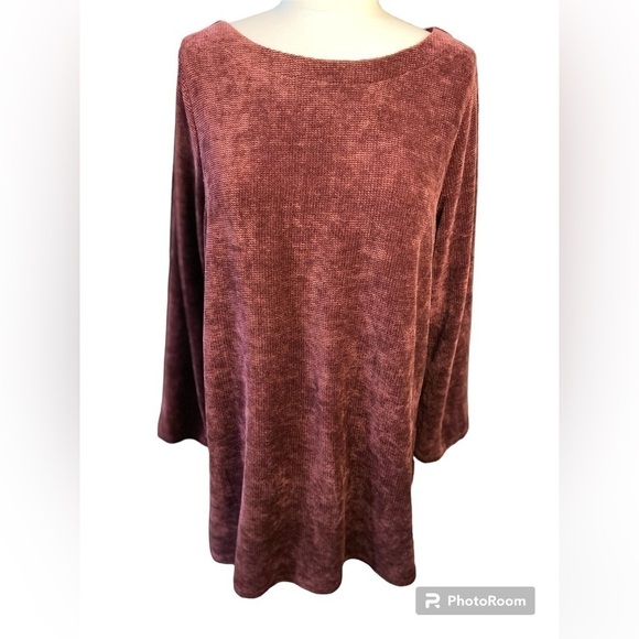 JJill Eggplant Wearever Tunic Size L - Picture 5 of 10